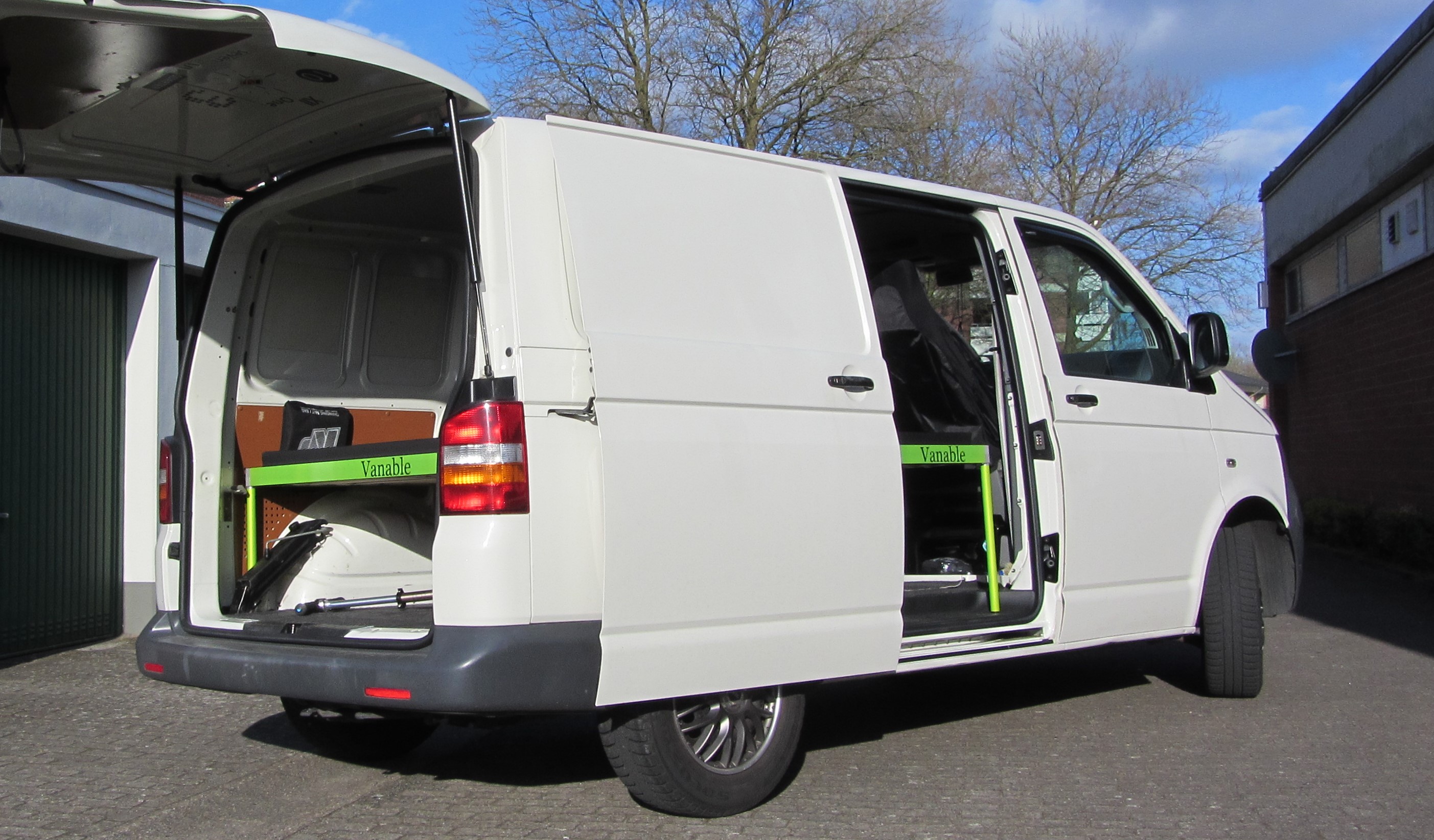 Volkswagen T5/T6 Transporter  Vanable® – Macht jeden VAN zum